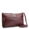 Bolsa Transversal Couro Vinho - imagem 2