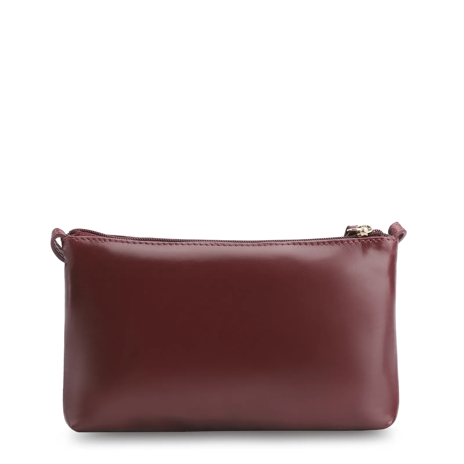 Bolsa Transversal Couro Vinho