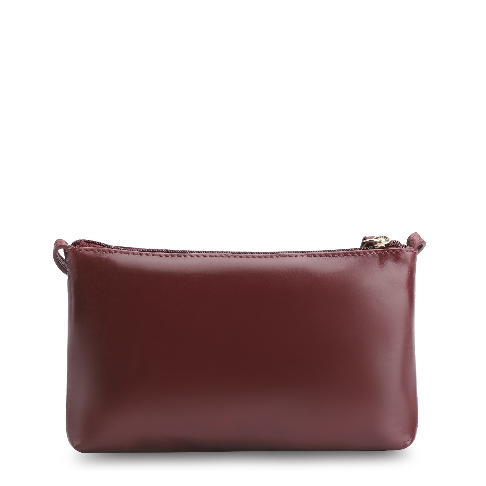 Bolsa Transversal Couro Vinho