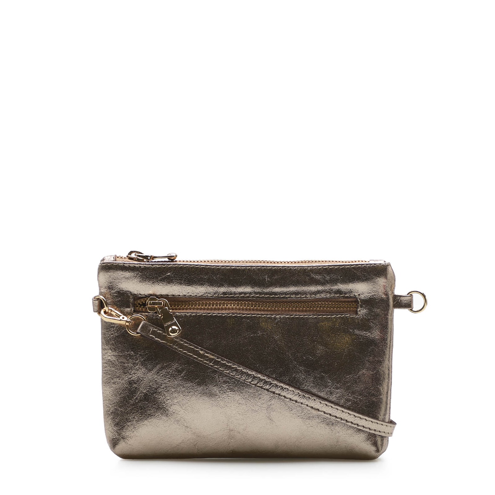 Bolsa Transversal Cristal Prata Velho