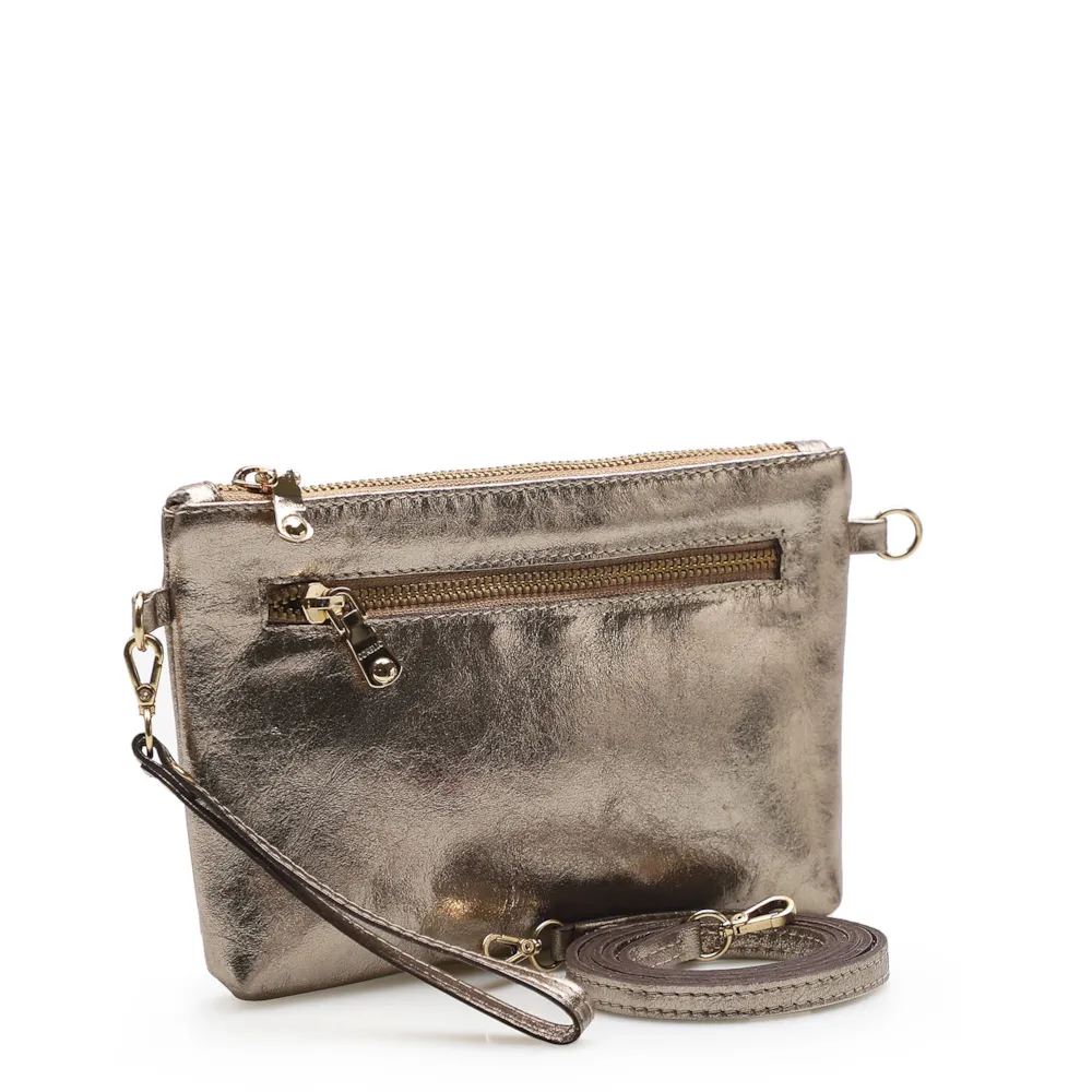 Bolsa Transversal Cristal Prata Velho - imagem 2