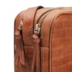 Bolsa Transversal Croco Caramelo - imagem 5