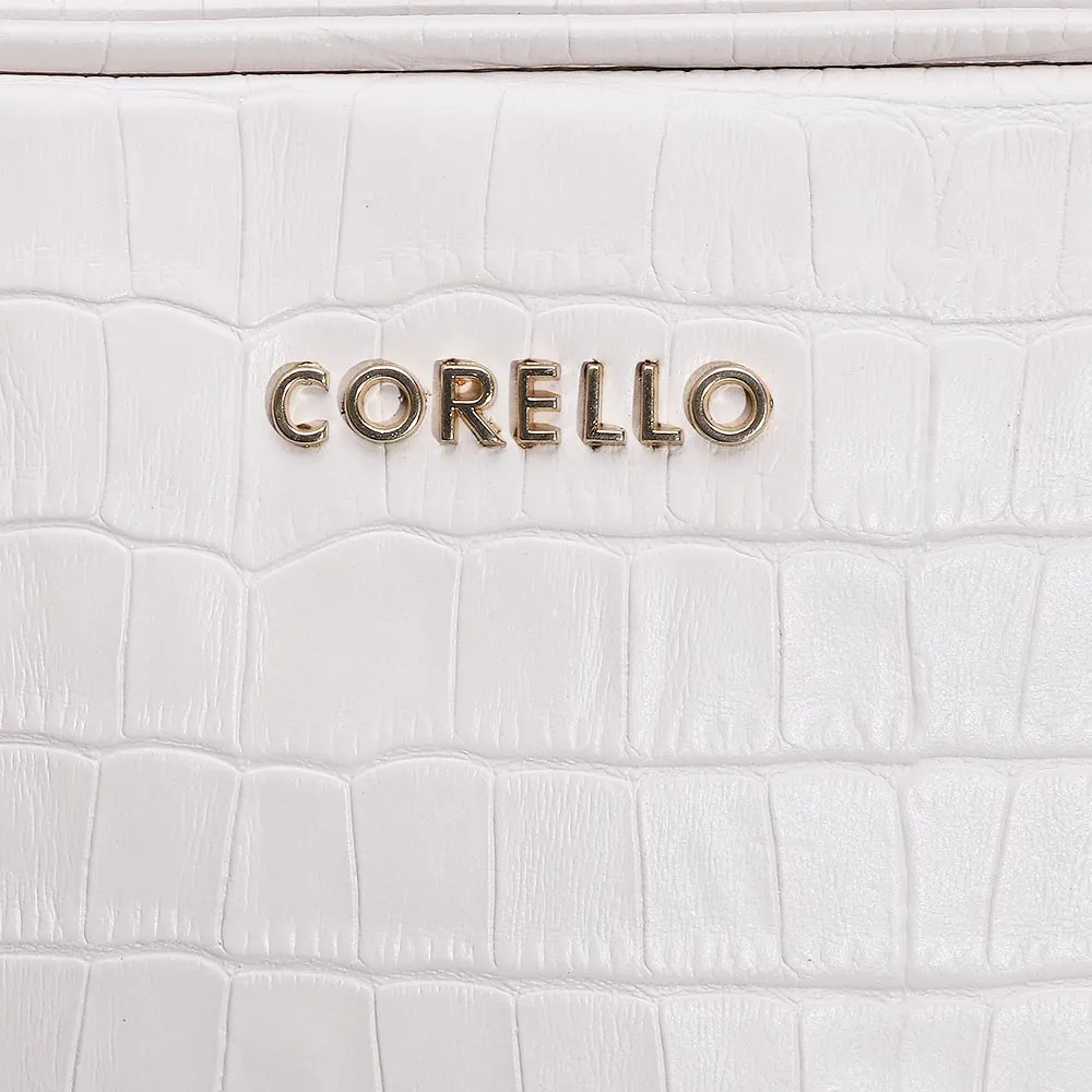 Bolsa Transversal Croco Off White - imagem 5