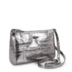 Bolsa Transversal Croco Prata - imagem 3
