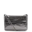 Bolsa Transversal Croco Prata - imagem 1