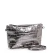 Bolsa Transversal Croco Prata Velho - imagem 3