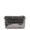 Bolsa Transversal Croco Prata Velho - imagem 4