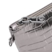 Bolsa Transversal Croco Prata Velho - imagem 6