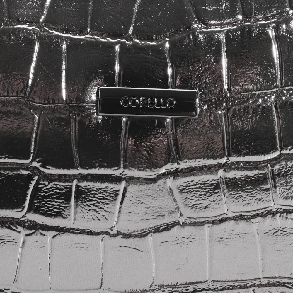 Bolsa Transversal Croco Prata Velho - imagem 7