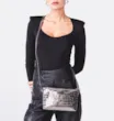 Bolsa Transversal Croco Prata Velho - imagem 2
