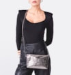 Bolsa Transversal Croco Prata Velho - imagem 2