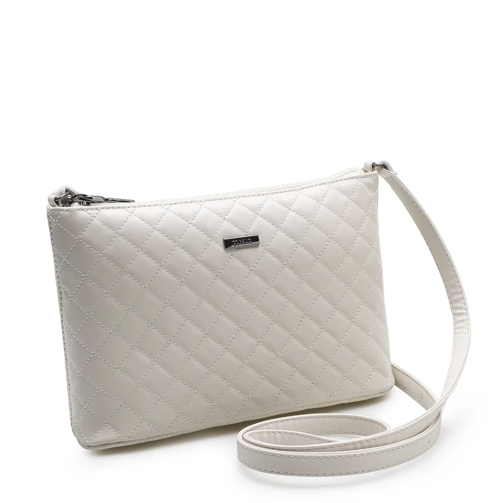 Bolsa Transversal Crossbody Alternativo Off White - imagem 2