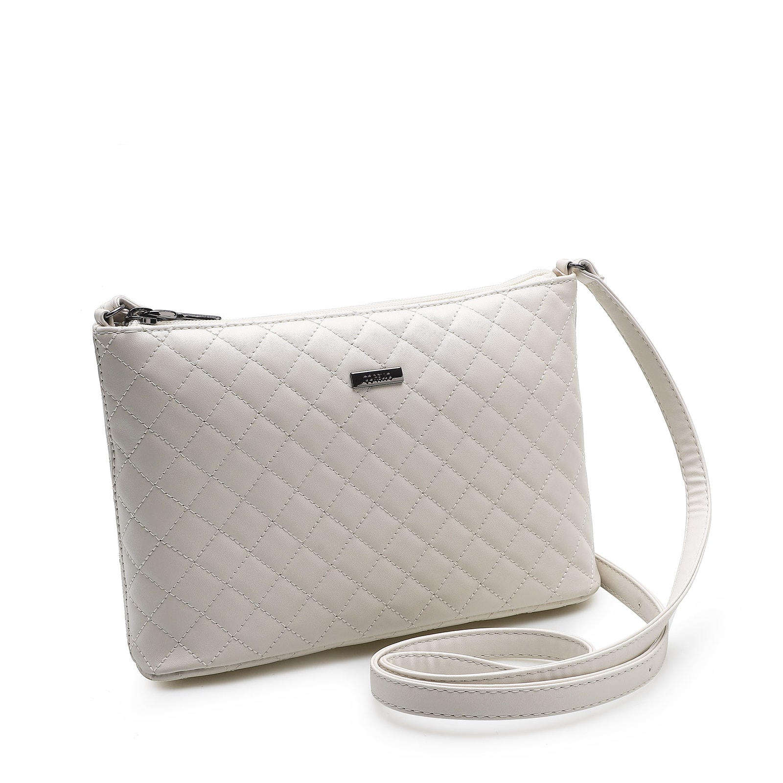 Bolsa Transversal Crossbody Alternativo Off White