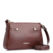 Bolsa Transversal Esfera Couro Marrom - imagem 3