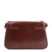Bolsa Transversal Esfera Couro Marrom - imagem 4