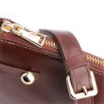 Bolsa Transversal Esfera Couro Marrom - imagem 6