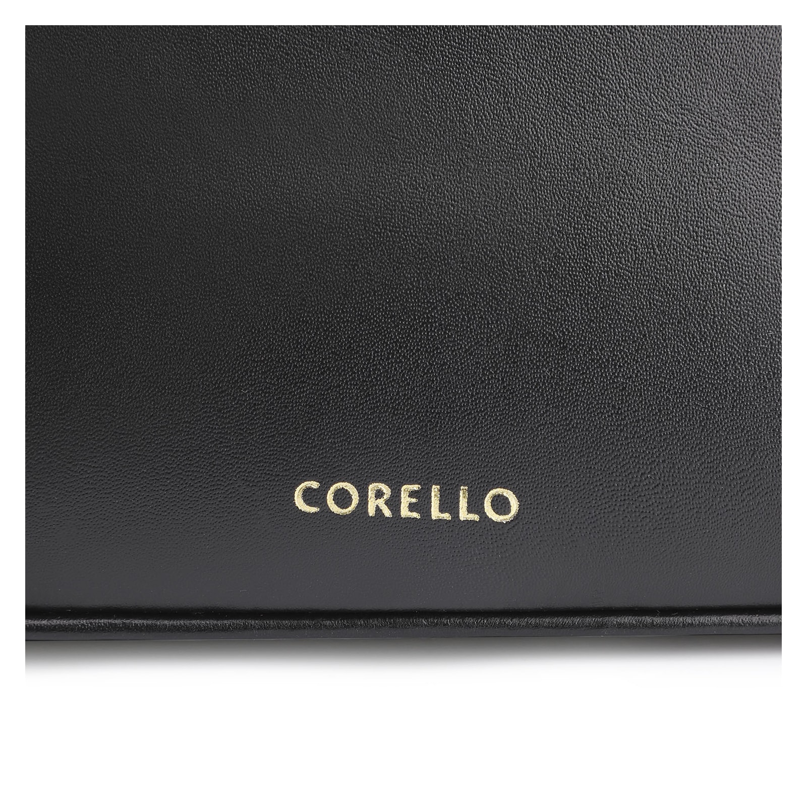 Bolsa Transversal Esfera Couro Preto