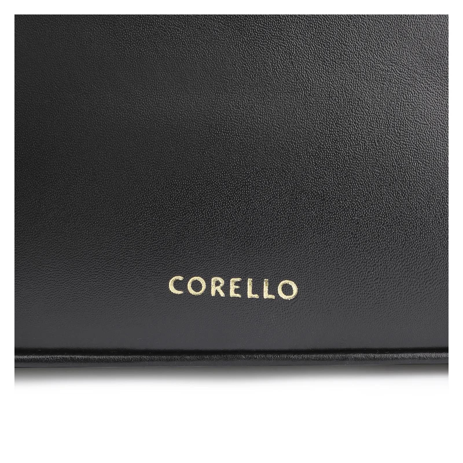 Bolsa Transversal Esfera Couro Preto