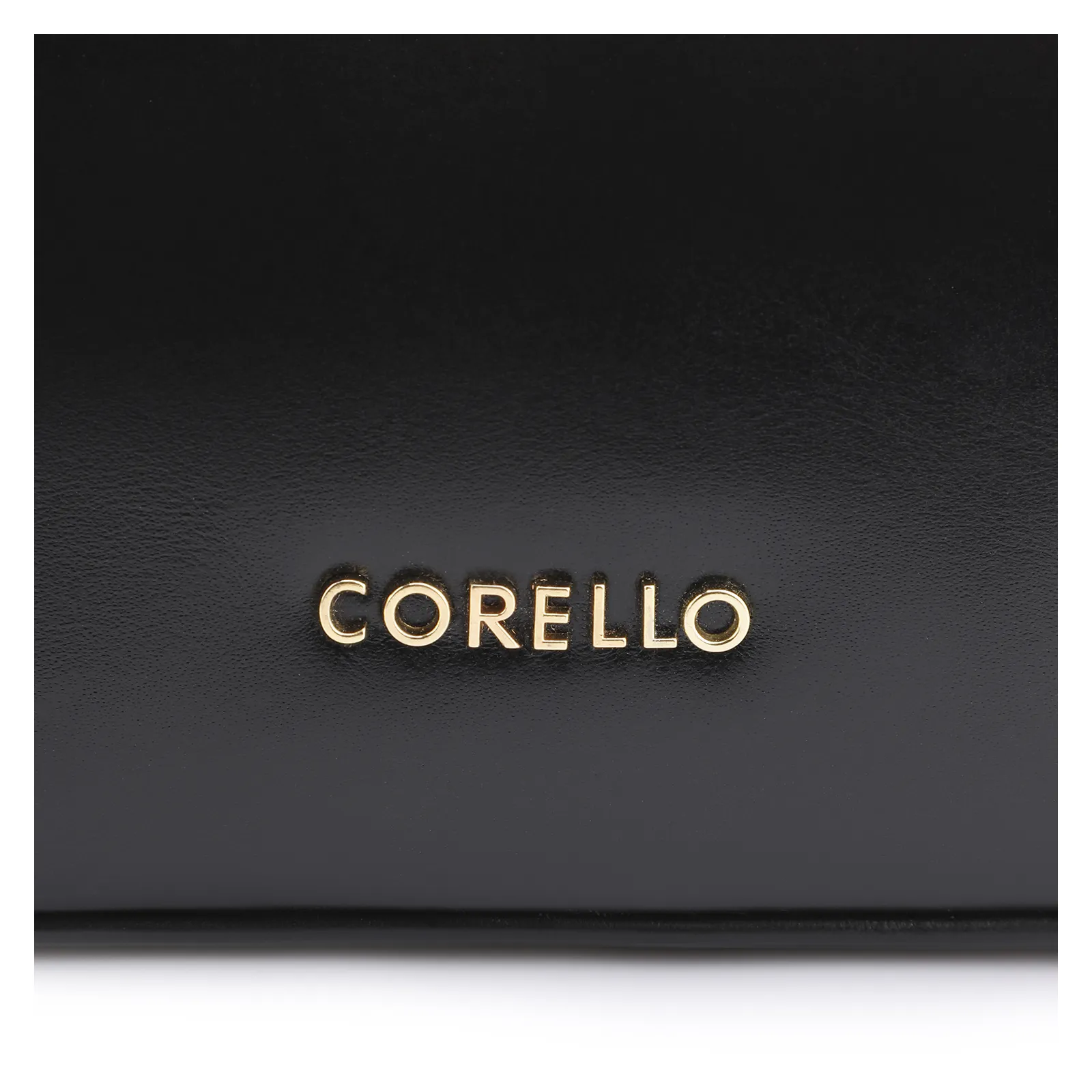 Bolsa Transversal Esfera Couro Preto