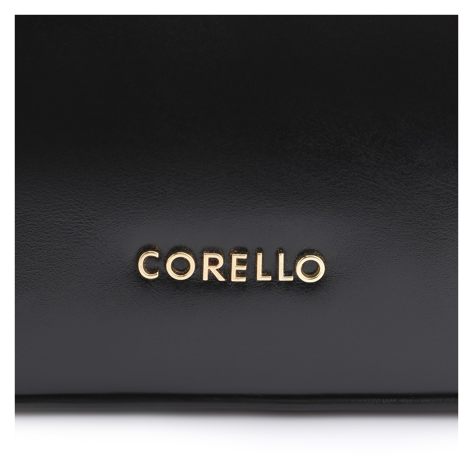 Bolsa Transversal Esfera Couro Preto