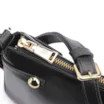 Bolsa Transversal Esfera Couro Preto - imagem 8