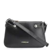 Bolsa Transversal Esfera Couro Preto - imagem 1