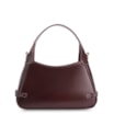 Bolsa Transversal Esfera Couro Vinho Escuro - imagem 4
