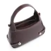 Bolsa Transversal Esfera Couro Vinho Escuro - imagem 5