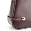 Bolsa Transversal Esfera Couro Vinho Escuro - imagem 6