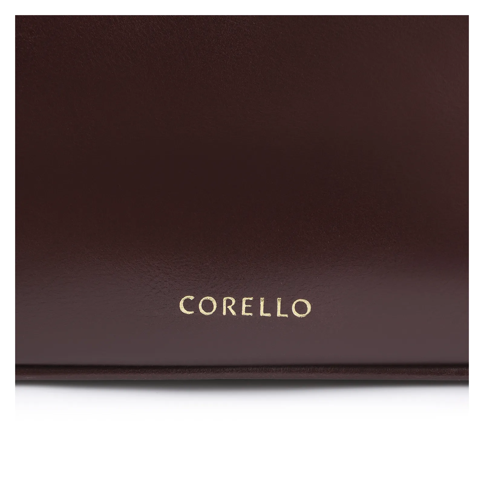 Bolsa Transversal Esfera Couro Vinho Escuro