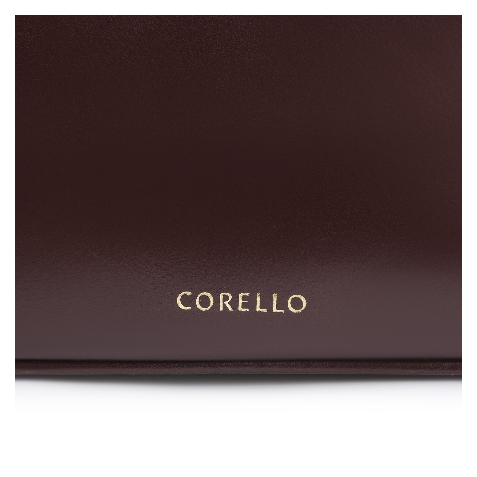 Bolsa Transversal Esfera Couro Vinho Escuro