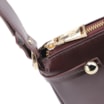 Bolsa Transversal Esfera Couro Vinho Escuro - imagem 5