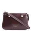 Bolsa Transversal Esfera Couro Vinho Escuro - imagem 1