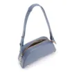 Bolsa Transversal Esferas Couro Azul - imagem 5