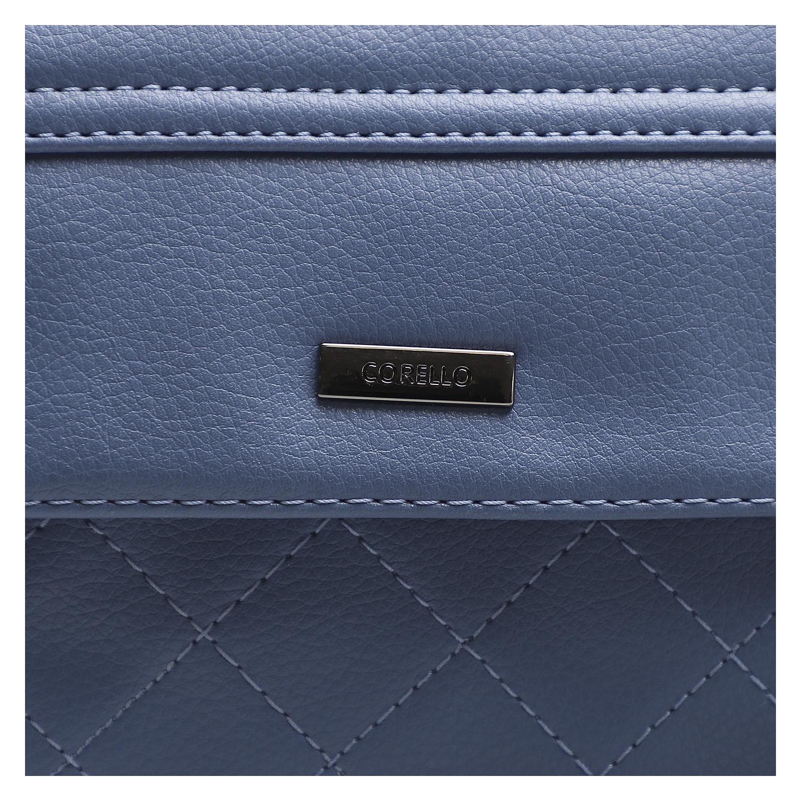Bolsa Transversal Feminina Matelassê Alternativo Azul