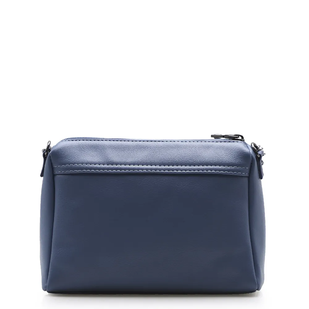 Bolsa Transversal Feminina Matelassê Alternativo Azul - imagem 3