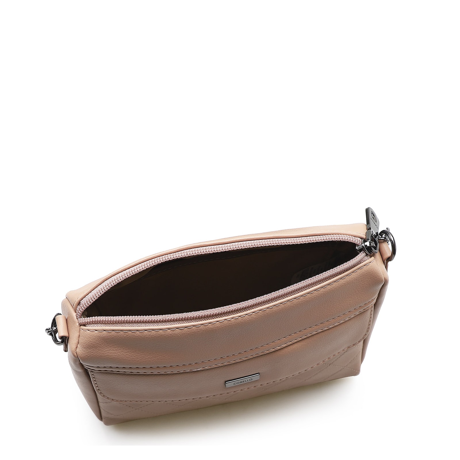 Bolsa Transversal Feminina Matelassê Alternativo Rosa