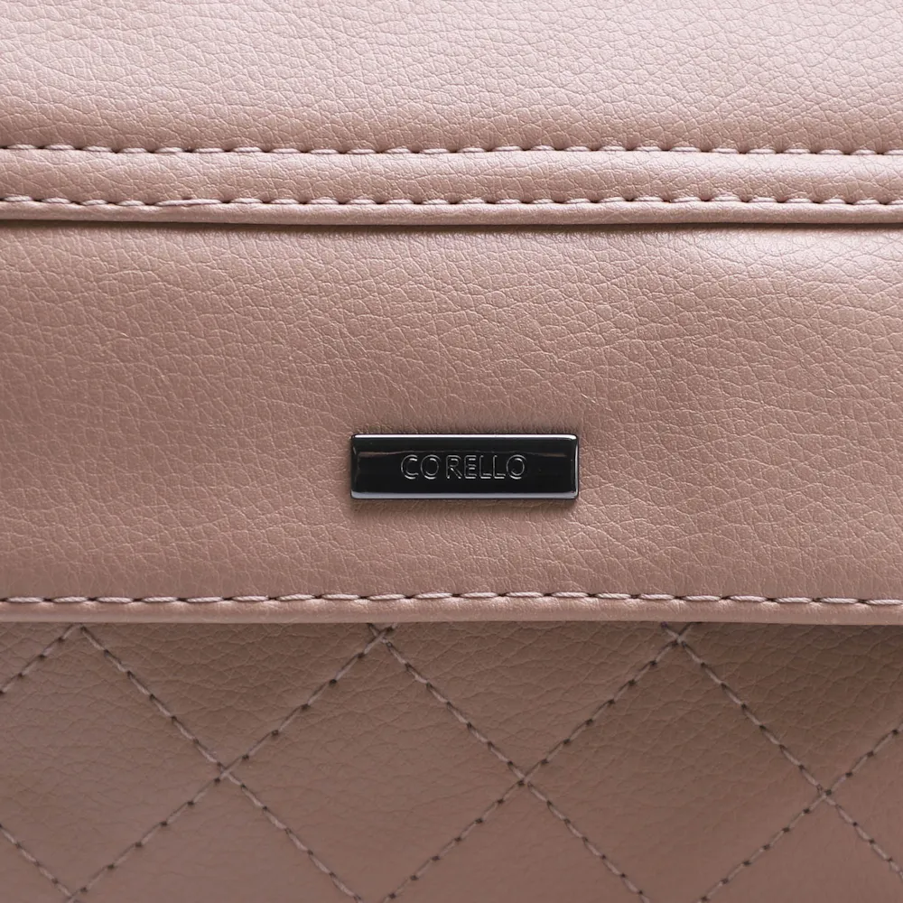 Bolsa Transversal Feminina Matelassê Alternativo Rosa - imagem 6