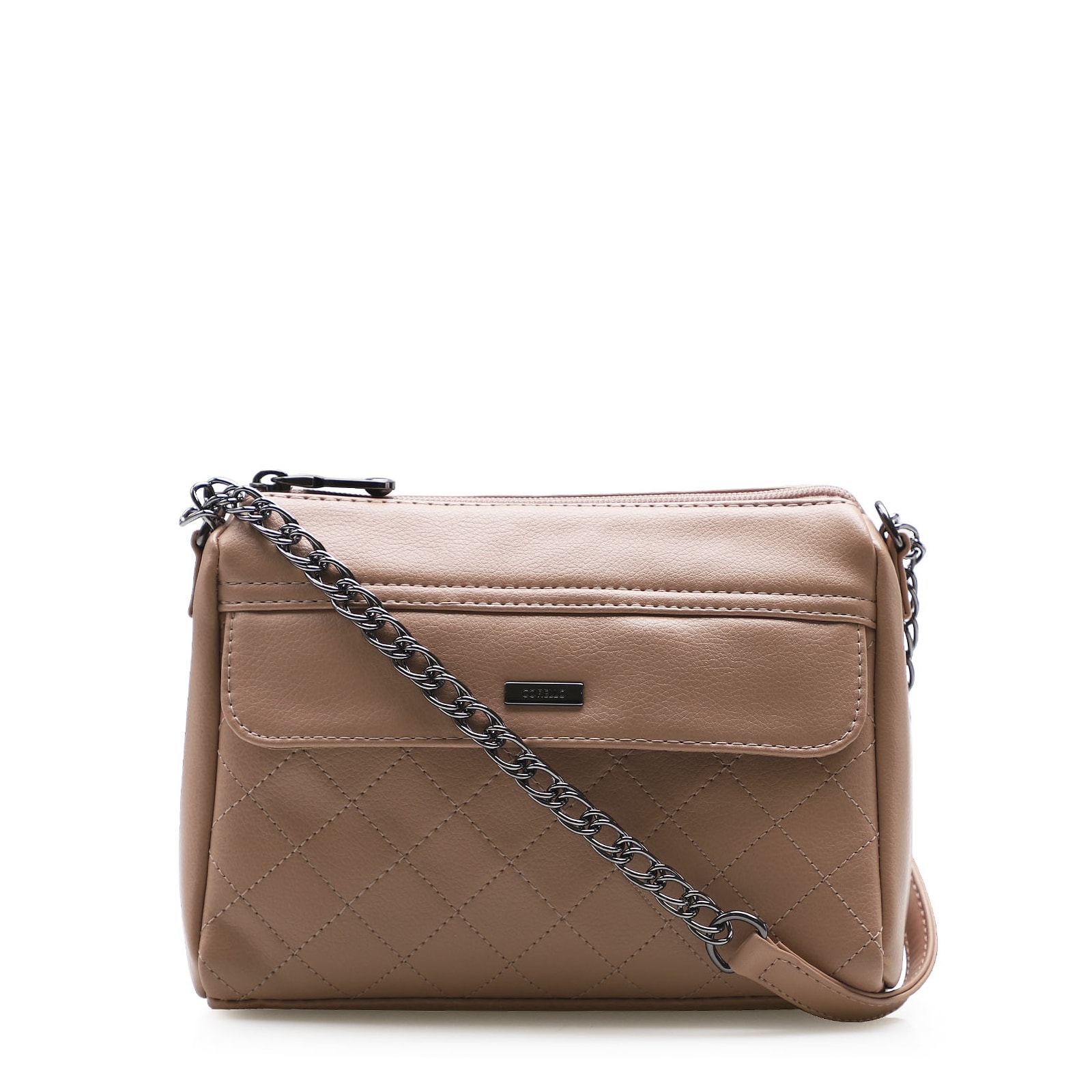 Bolsa Transversal Feminina Matelassê Alternativo Rosa