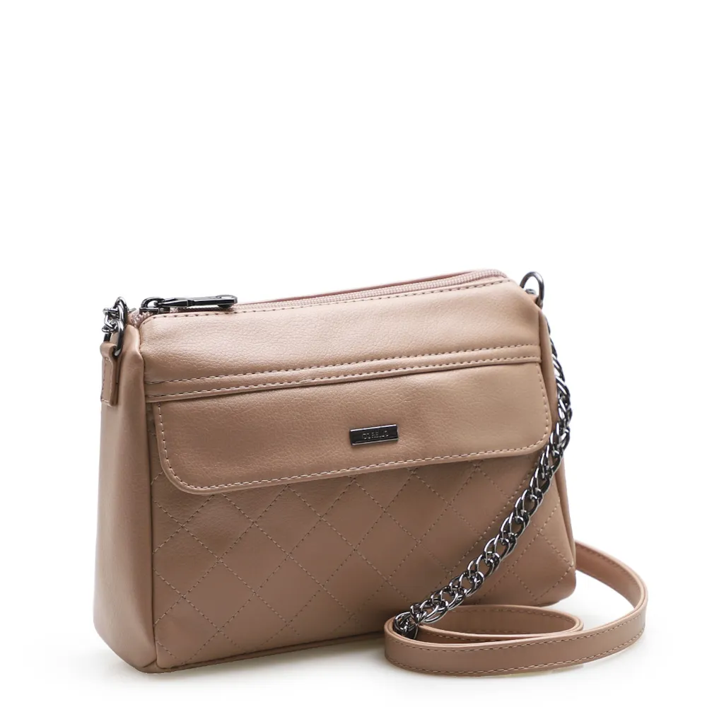 Bolsa Transversal Feminina Matelassê Alternativo Rosa - imagem 2