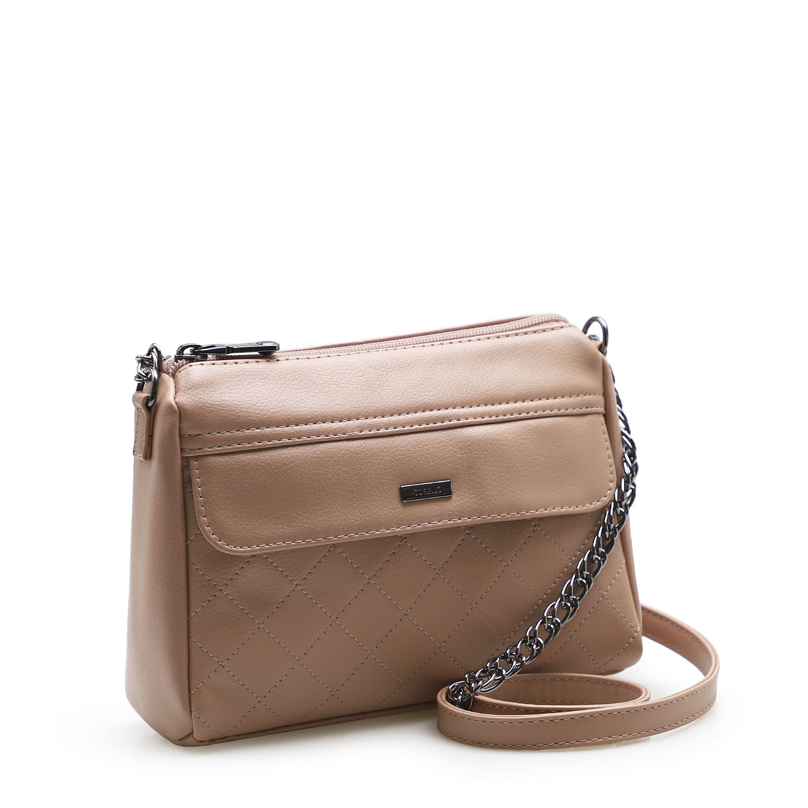 Bolsa Transversal Feminina Matelassê Alternativo Rosa