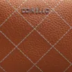 Bolsa Transversal Feminina Pesponto Alternativo Laranja - imagem 5
