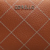 Bolsa Transversal Feminina Pesponto Alternativo Laranja - imagem 5