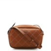 Bolsa Transversal Feminina Pesponto Alternativo Laranja - imagem 1