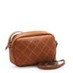 Bolsa Transversal Feminina Pesponto Alternativo Laranja - imagem 2