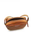 Bolsa Transversal Feminina Pesponto Alternativo Laranja - imagem 4