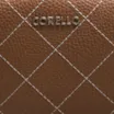 Bolsa Transversal Feminina Pesponto Alternativo Marrom - imagem 5