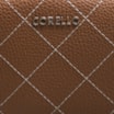 Bolsa Transversal Feminina Pesponto Alternativo Marrom - imagem 5