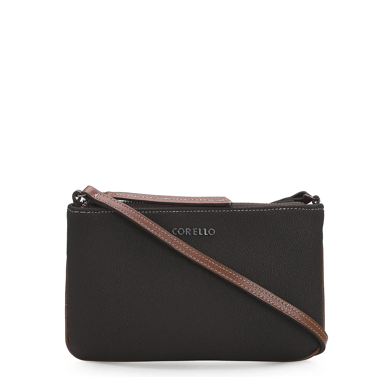 Bolsa Transversal Firenze Café/Avelã