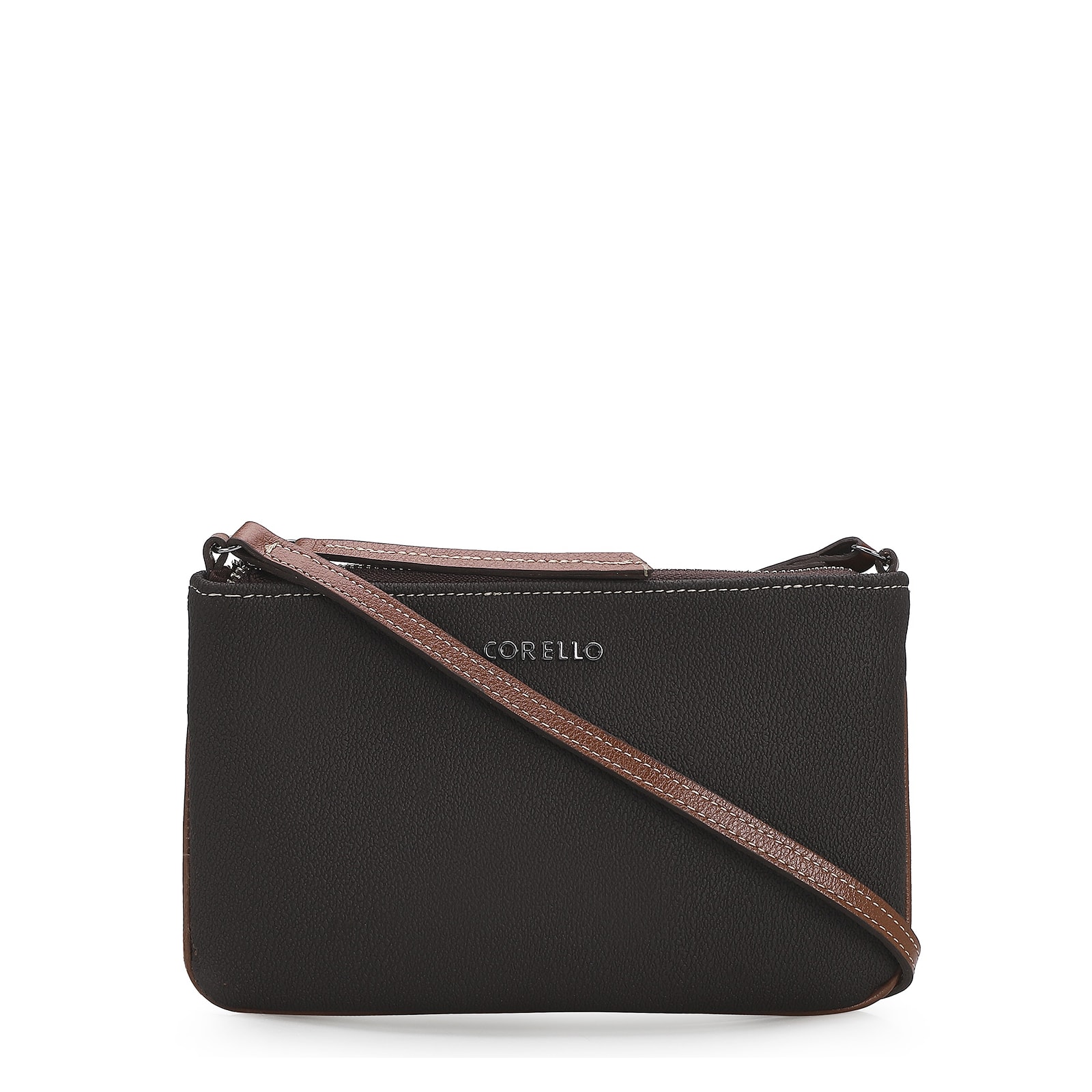 Bolsa Transversal Firenze Café/Avelã
